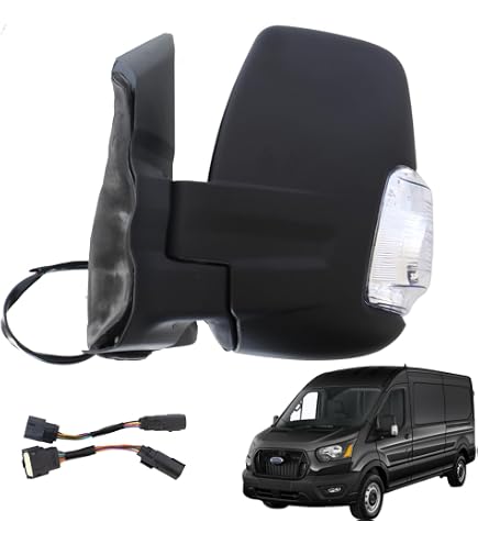 Luz De Señal Para Espejo Retrovisor De Ford Transit MK8 - Lado Izquierdo, Lente Transparente, Fácil Instalación