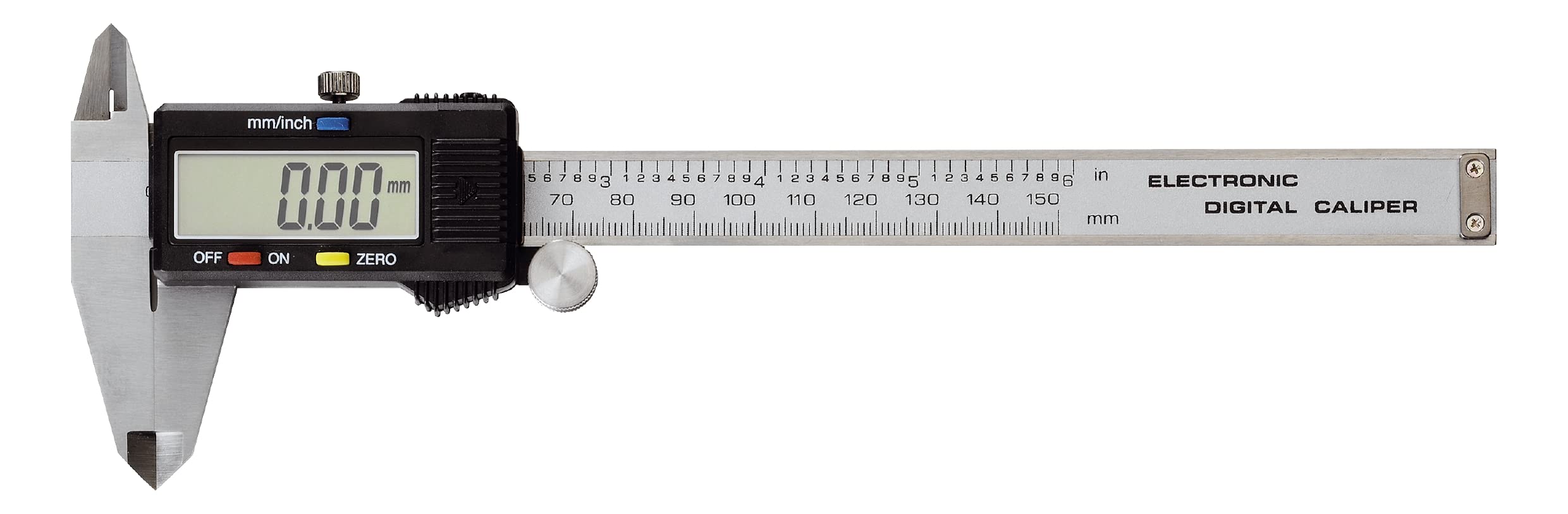 kwb Kraftixx digital measuring slide in case with scratch-resistant LCD display, measuring length 0 - 150 mm, 1 piece, 090690 — image 1