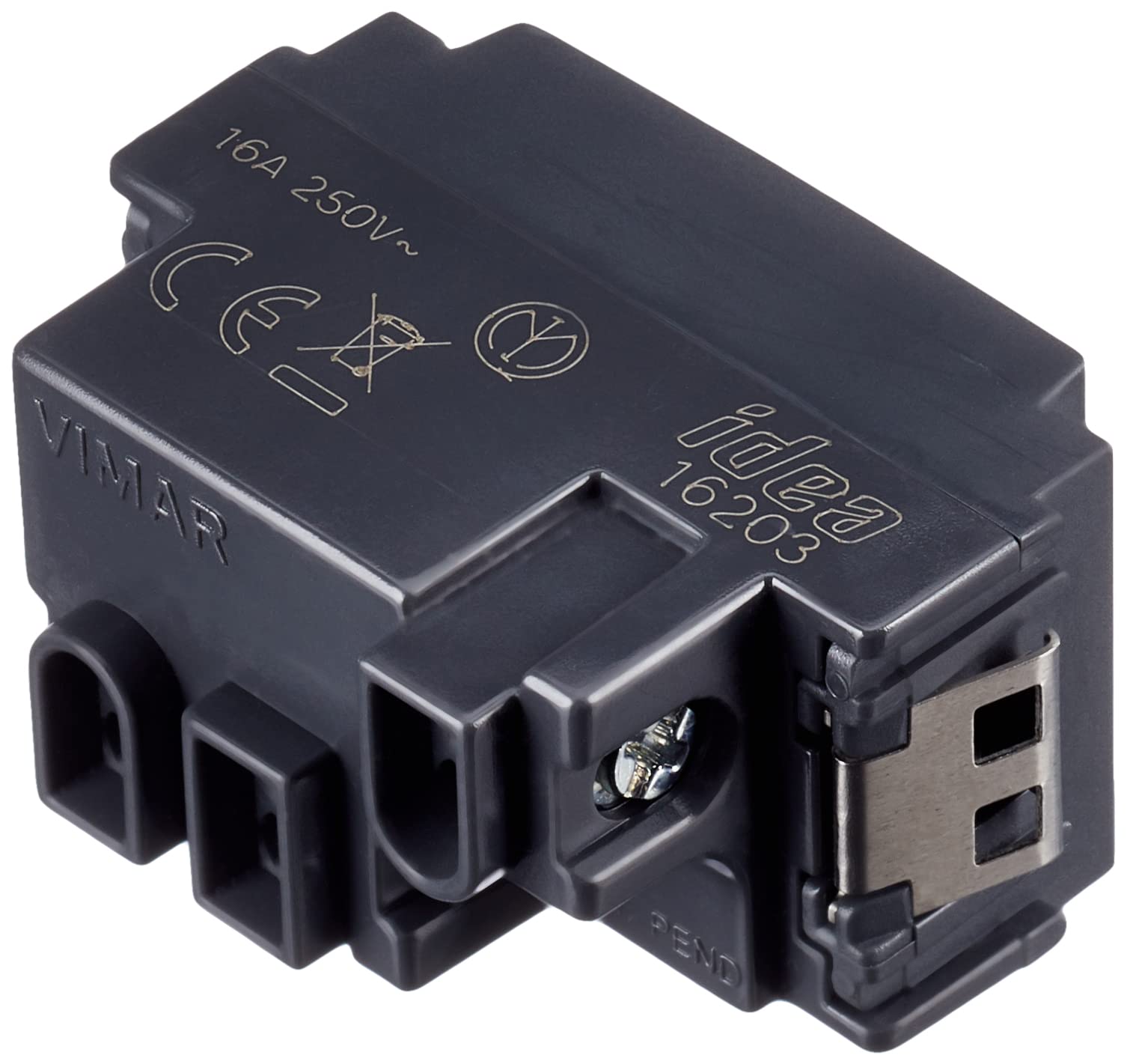 Vimar Idea Series Socket, Sicury Grey Color, 1 Piece