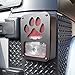 ICARS 2007-2018 Jeep Wrangler JK JKU Tail Light Guards Protector Cover Dog Paw - Pair