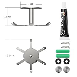Funnacle 1pcs Under Cabinet Hooks Rotating Kitchen