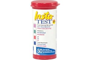 LaMotte Insta-Test 4 Plus, Free Chlorine, Bromine, Alkalinity, pH, Total Hardness Testing
