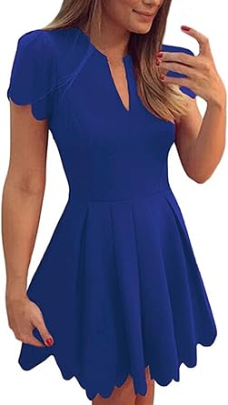 scalloped dress amazon