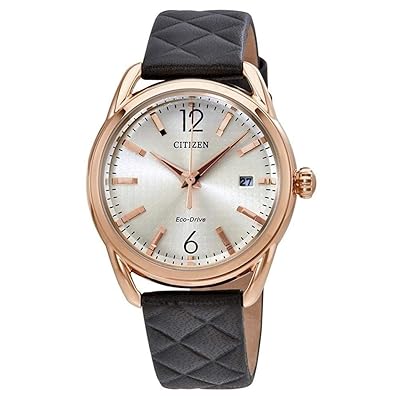 Citizen Ladies Eco-Drive Black Leather Strap Watch Lebanon Ubuy