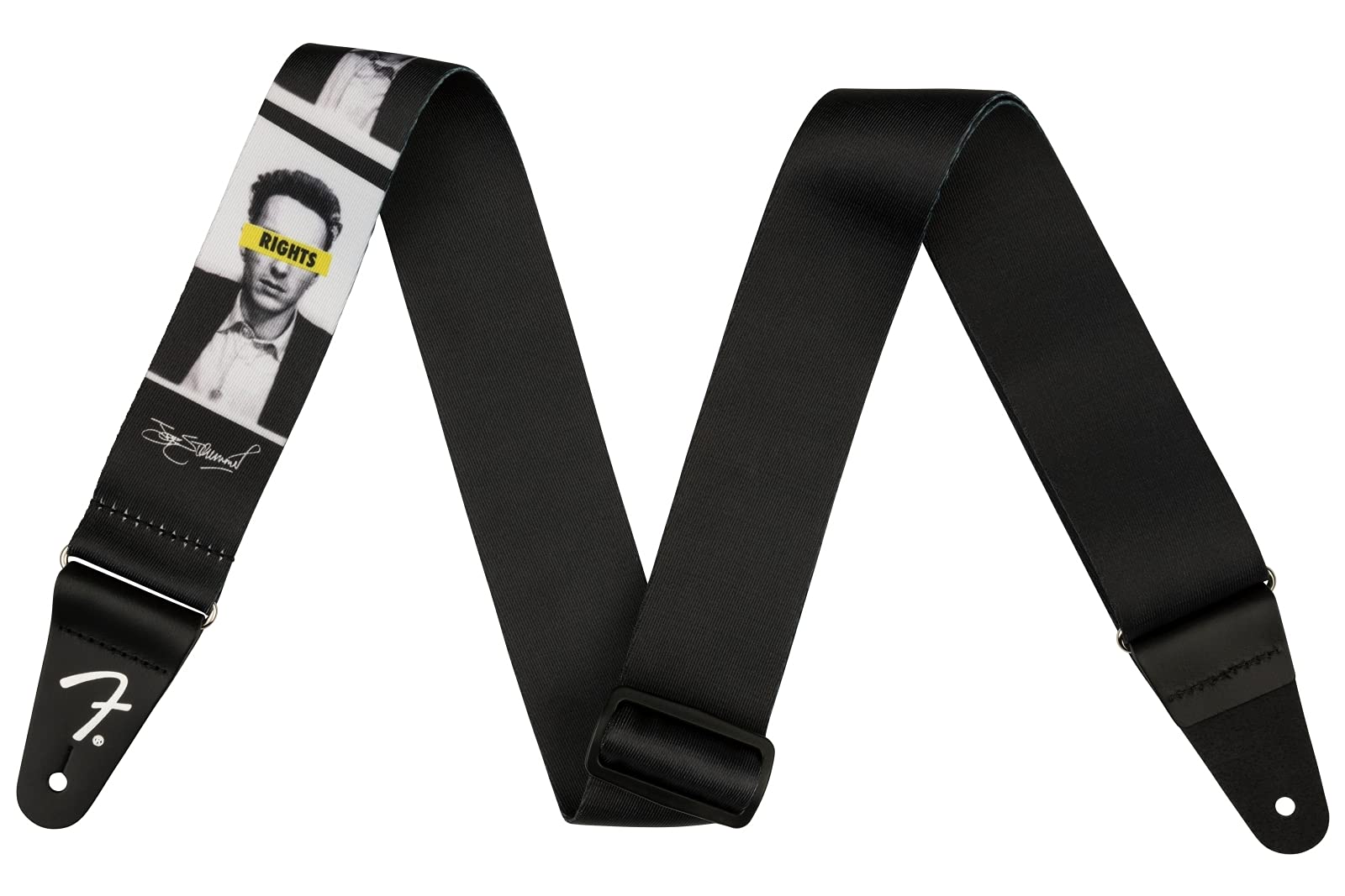 Fender® JOE STRUMMER KNOW YOUR RIGHTS STRAP Polyester Guitar Strap Width 5 cm