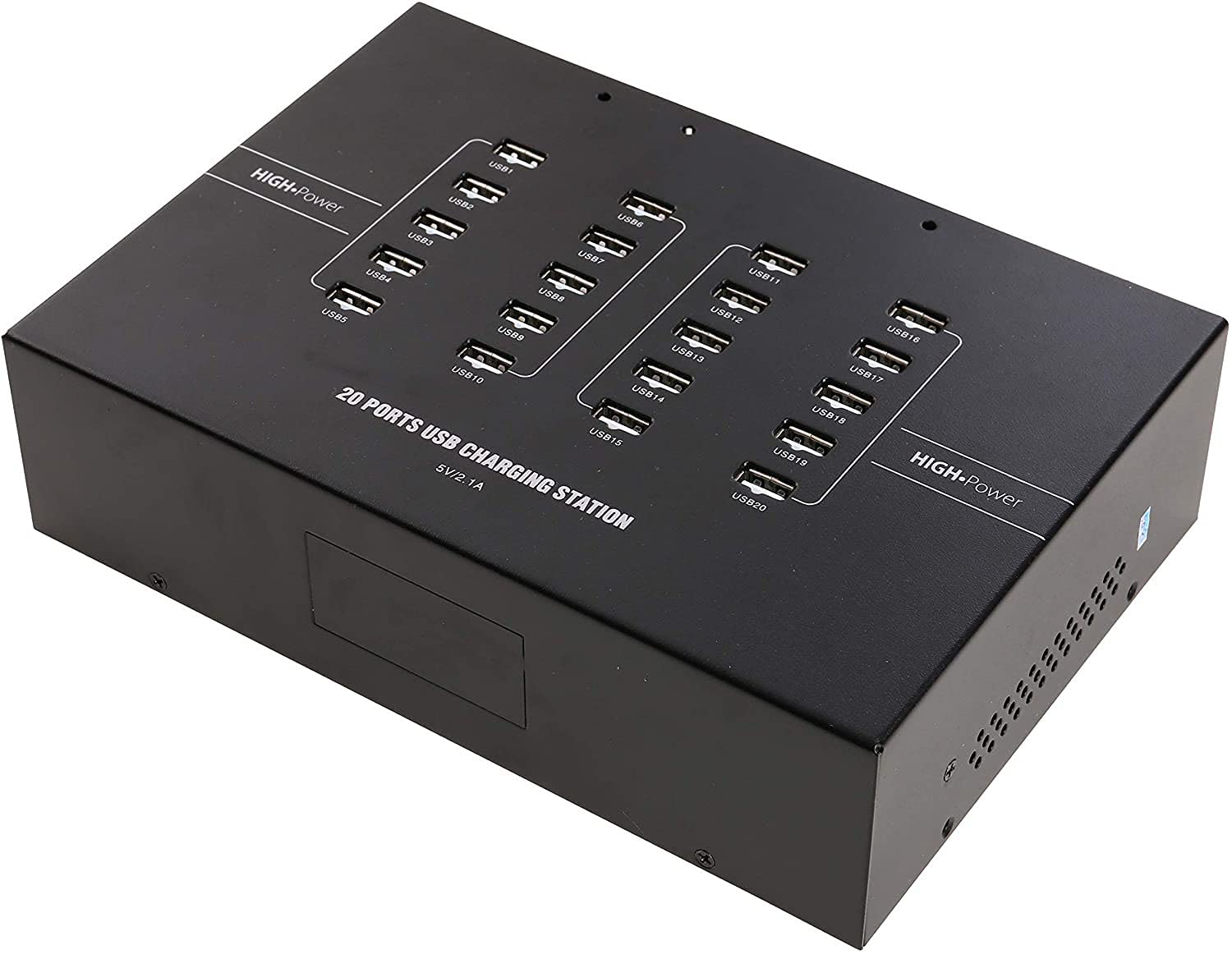 UHPPOTE C-220 Industrial Grade 5V 2.1A 20 Ports Charger Desktop Charging Station