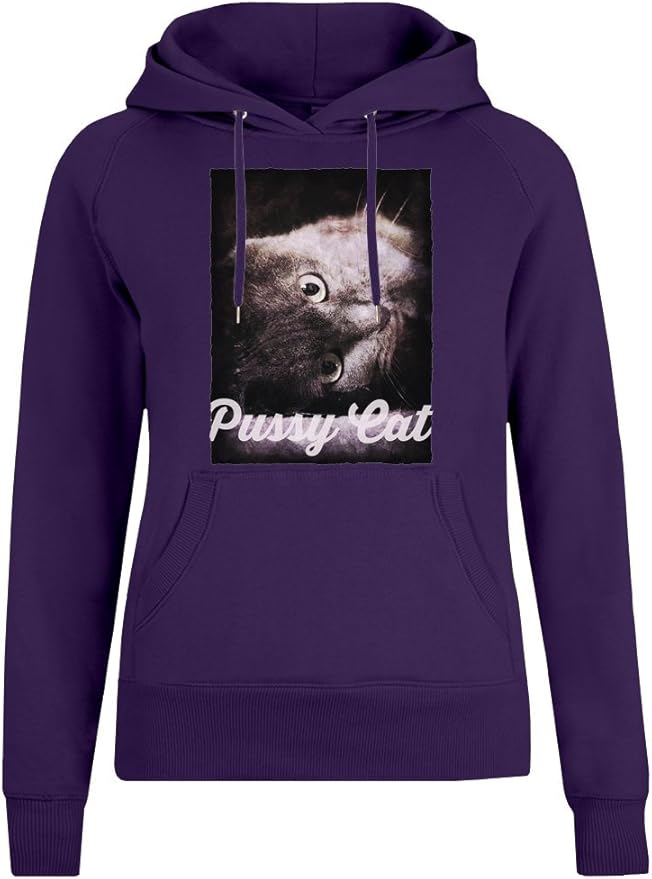 Pussy Cat Jacket with Hoodie for Women 100 Soft Cotton High