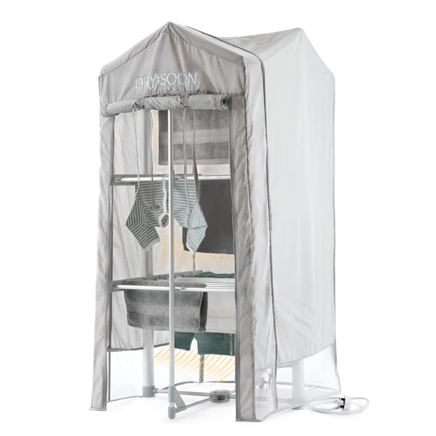 drysoon Mini 3-Tier Heated Airer Cover – Reduce Drying Time Improve Airer Performance