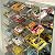 Slot Car 24 Car Display Case 1/32 Mirror and Compartment with 24 Car Stands
