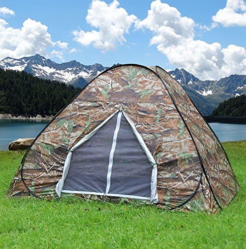 Gazelle Outdoors Camping Tent - 2-3 Person Instant Tent Camouflage Pop Up Tent - Great for Camping Hiking Portable Lightweight Tent