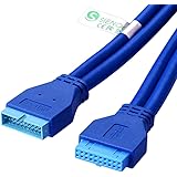 SIENOC USB 3.0 Housing MotherBoard 20 Pin Male to Female 50cm Extension Cable