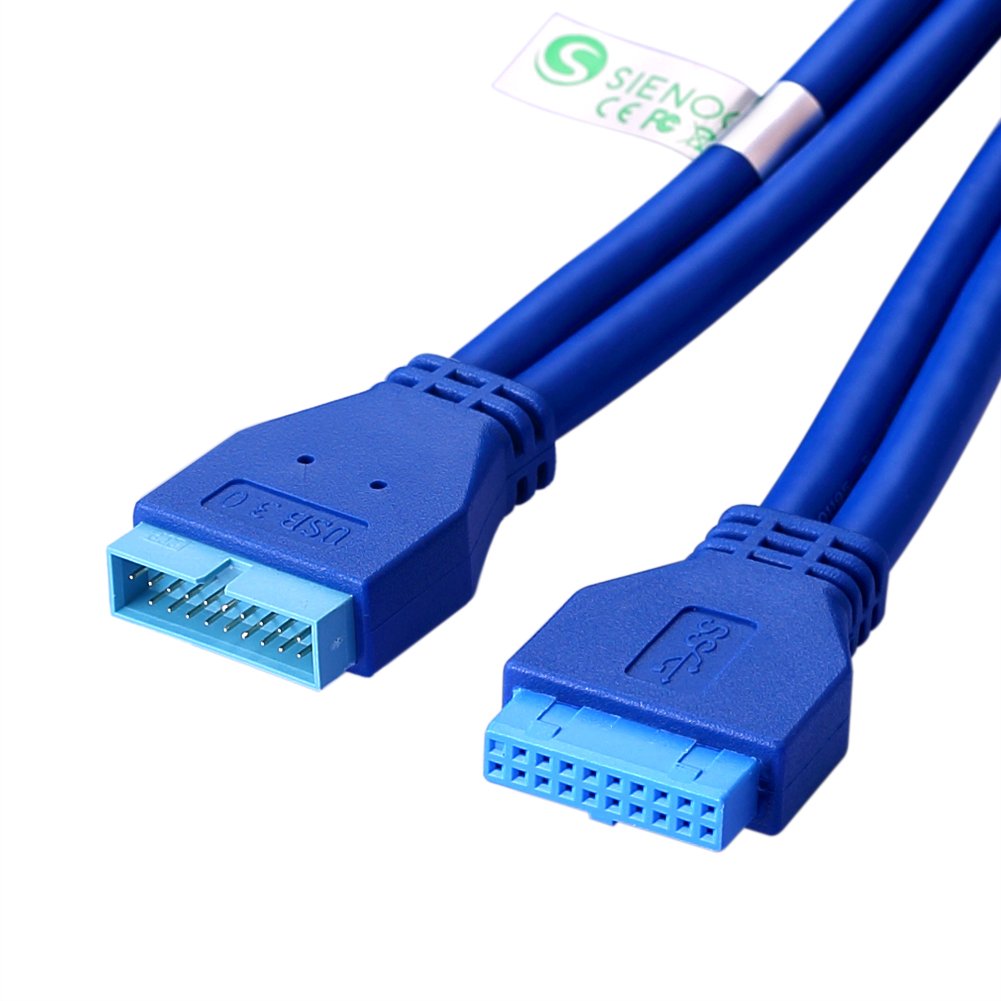 USB3.0 Housing MotherBoard 20pin Male to Female Extension Cable 0.5m M/F