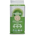 Nutiva Organic Cold-Pressed Raw Hemp Seed Protein Powder, Peak Protein, 30 Oz, USDA Organic, Non-GMO, Whole 30 Approved, Vegan, Gluten-Free & Keto, Plant Protein with Essential Amino Acids