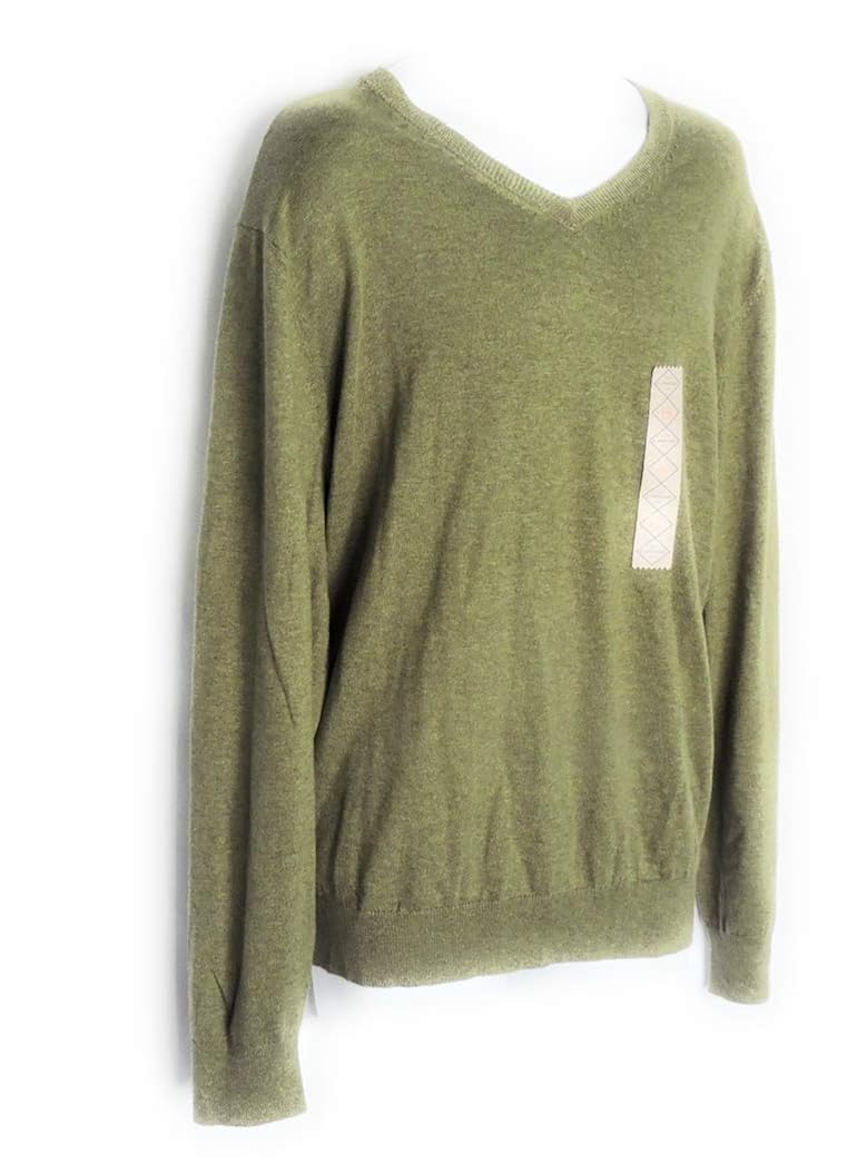 St John's Bay Mens Burnt Olive Heather 