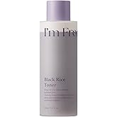 I'm from Black Rice Toner for Oily Skin, Sebum Control Toner, Lightweight, Niacinamide, Panthenol, Fragrance Free, Korean Skin Care, 150ml, 5.07 fl.oz