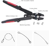 GLARKS Wire Rope Crimping Tool with Ferrule Kit 1.2/1.5/2.0 mm view 7