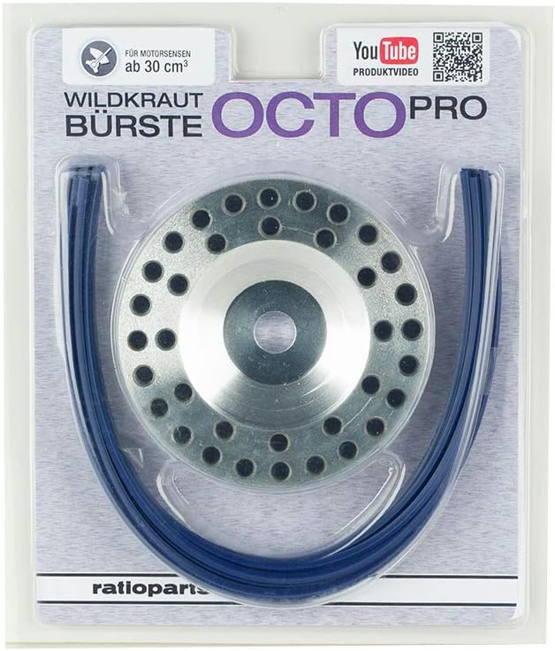 Ratioparts Wild Herb Brush 25.4 mm Diameter Boring 18 Draden for Brush Cutter OCTO Pro Blue, 123.5 - Image 3