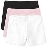 The Children's Place Girls' 3 Pack Basic Cartwheel Short