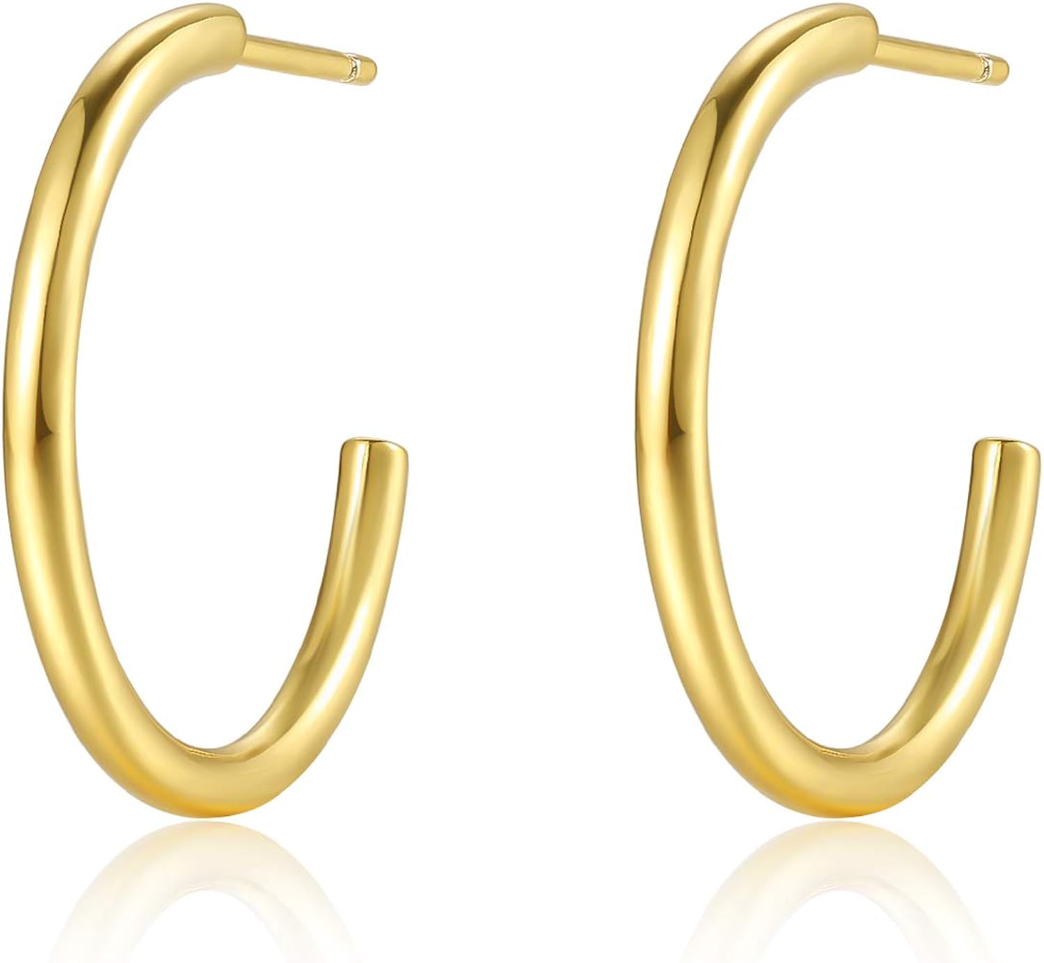 Small gold hoops amazon Clearance
