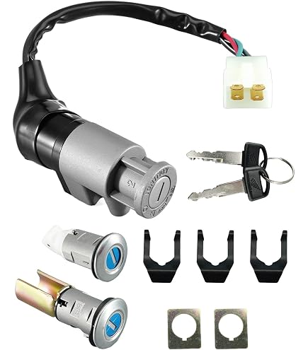 Ignition Switch Lock Set Compatible with 1985-2007 Honda CH80