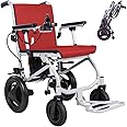 Rubicon DX04 - World Lightest (only 30lbs) Foldable Electric Wheelchair - Travel Size with Detachable Battery - Airline Approved - User Friendly - 10 mi Cruise Range (Model11)