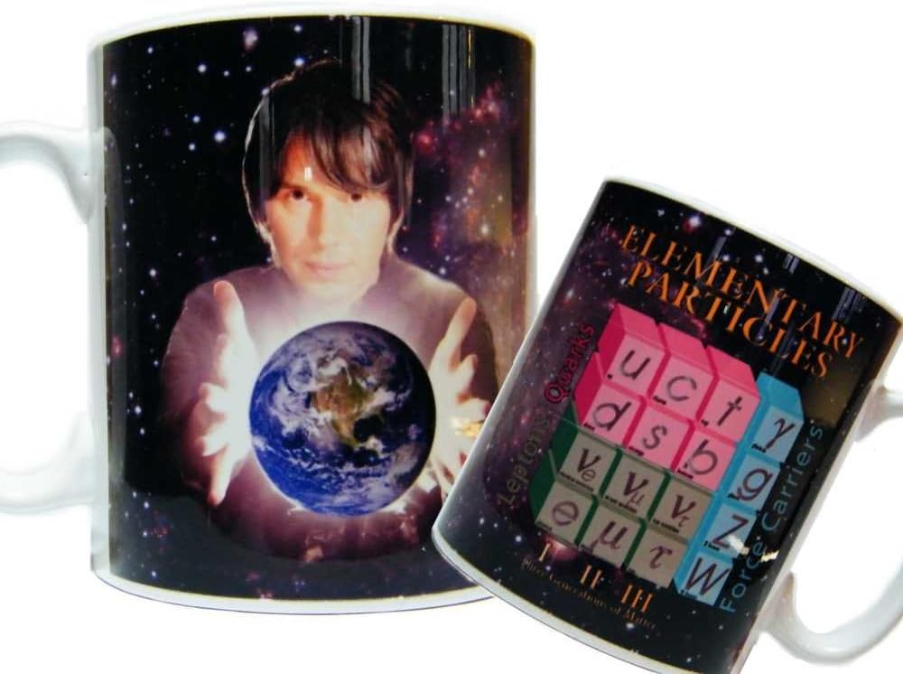The Cool Graphic Professor Brian Cox Mug, Physicist, CERN, Stargazing, Solar System