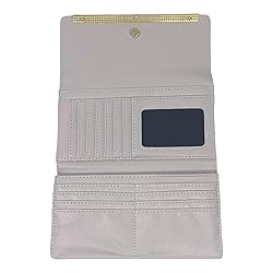Steve Madden Women's Logobar Trifold Wristlet
