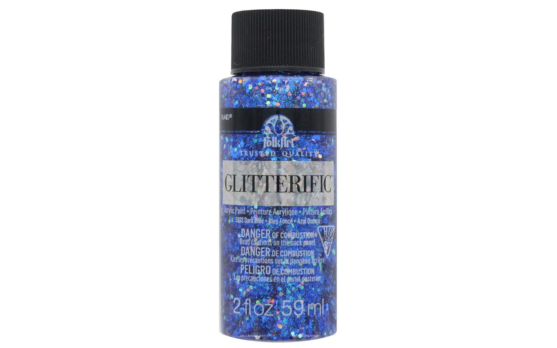 FolkArt Glitterific Dark Blue