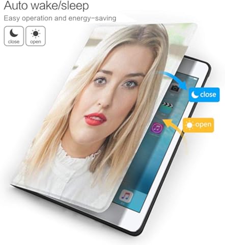 Wehoiweh Ledd-Ra - Carcasa antiarañazos fina y ligera con soporte ajustable, función de reposo/desactivación automática, protección trasera para iPad Air3 10.5 iPad Air3 10.5 talla única