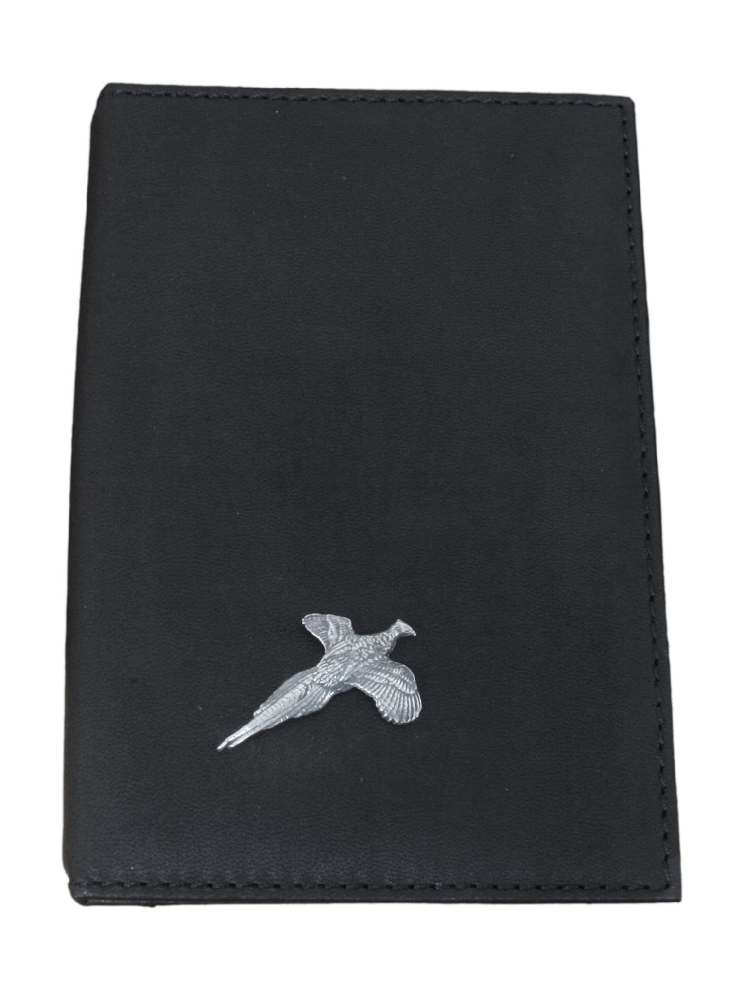 Gamekeepers Cottage gifts Pheasant Black Leather Shotgun/Firearms Licence Certificate Holder 268