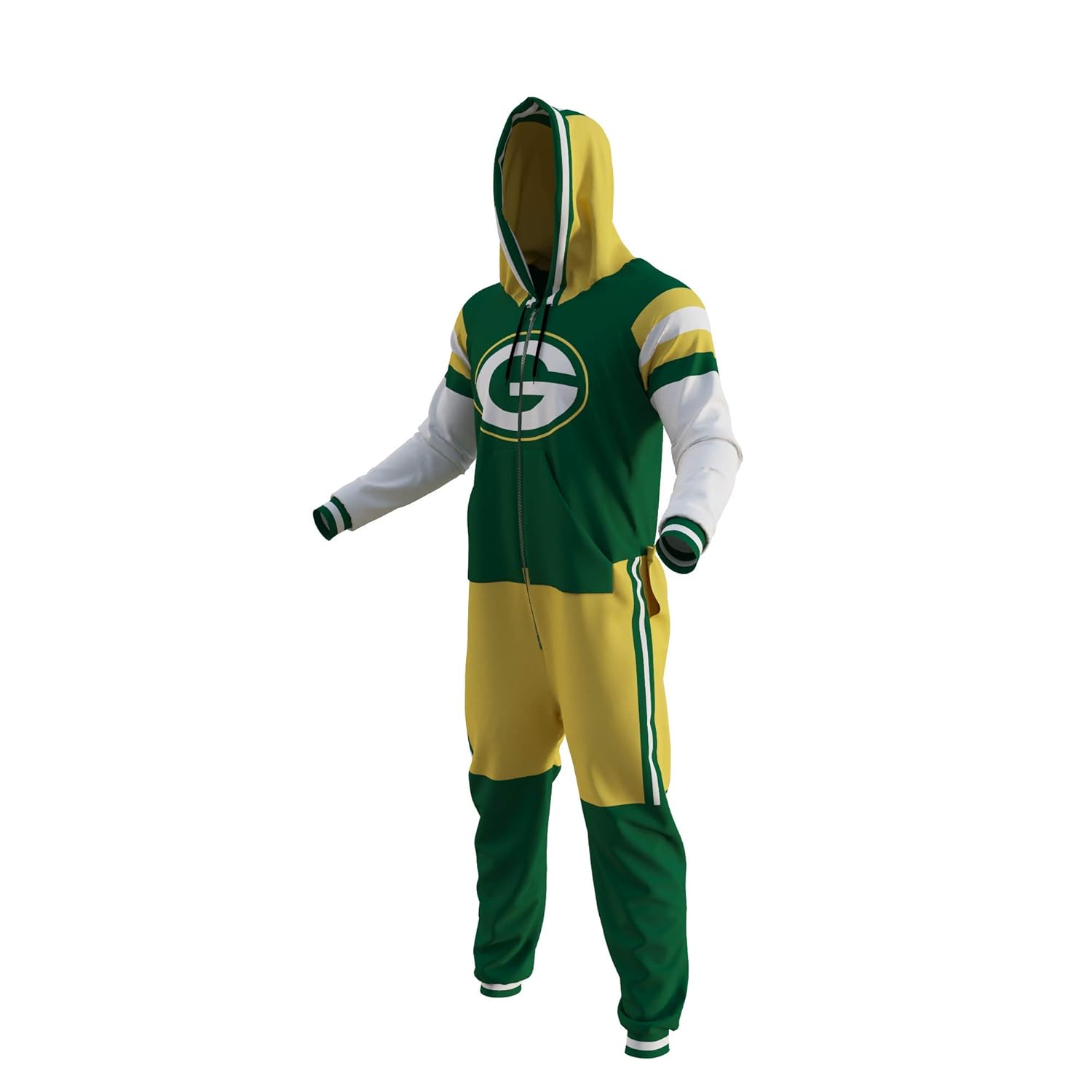 Hockey Sockey Green Bay Packers Nfl Adult Onesie Large Amazon In Clothing Accessories
