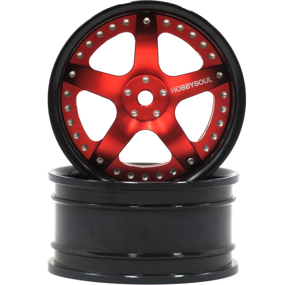 4 pièces de moyeu de roue RC en alliage d'aluminium 1/10, pièce de rechange pour voiture de drift HSP 94123, moyeu léger anodisé avec joint de 12 mm pour voitures RC à