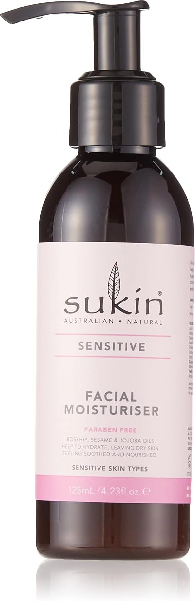 Sukin Sensitive Facial Moisturiser 125ml – Cruelty Free & Vegan