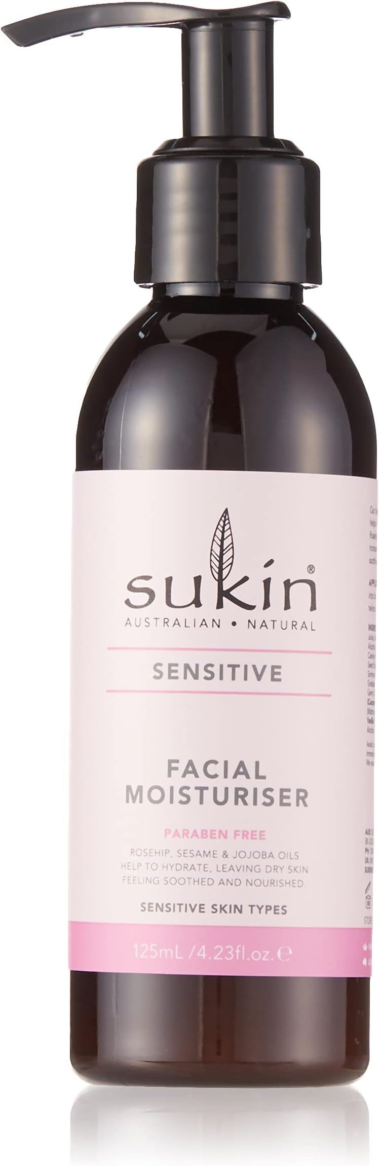 Sukin Sensitive Facial Moisturiser 125ml – Cruelty Free & Vegan
