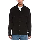 Vince Mens Chunky Waffle Shirt Jacket