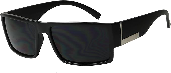 Amazon Com Shadyveu Hardcore Dark Black Lens Square Sunglasses Og