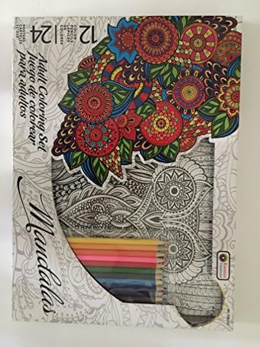 madalas adult coloring set- pages, posters and color pencils included
