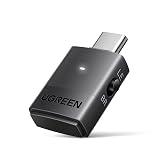 UGREEN USB-C Bluetooth Adapter for PS5 / PC with LE Audio, aptX Adaptive | HD/aptX/SBC, Bluetooth 6.0 Transmitter, Dual Pairing &amp; One-to-Many Broadcast for Wireless Headphones