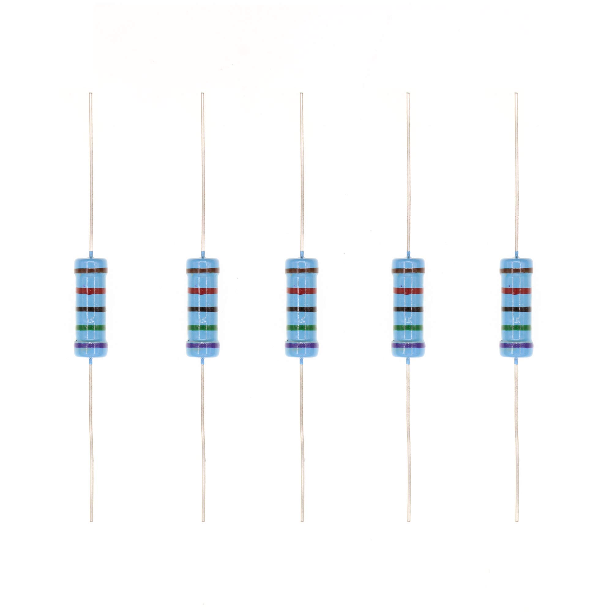 HUABAN 20PCS 3W 3 Watts 75K Ohm 1% Metal Film Resistor