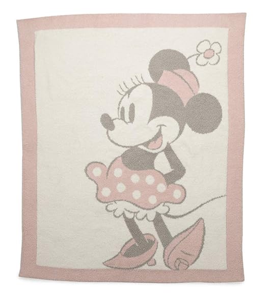BAREFOOT DREAMS COZYCHIC VINTAGE MINNIE MOUSE BABY BLANKET...