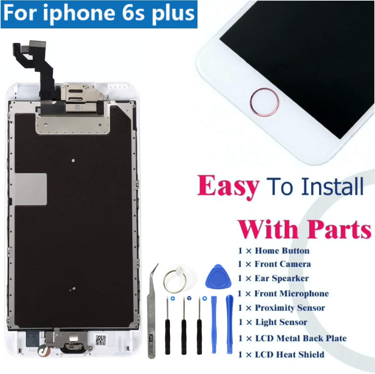 Best Iphone 6S Plus Full Screen Replacement With Home Button And Camera