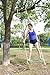 CLEARYUP Outdoor Swing Set Tree Stand Skateboard Swing Sets for Backyard Outdoor Ride On Toys for Teens, Outdoor Toys for for Boys 10 and Up Outdoor Stand Up Swing Board Water Resistance Unbreakable