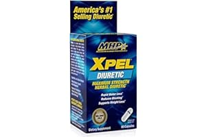MAXIMUM HUMAN PERFORMANCE MHP Xpel Dietary Supplement - Maximum Strength Diuretic, 80 Capsules