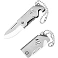 Tibapla Stainless Stee Utility Knife, Pocket Folding Knife with Opener, Multitool Folding EDC Gadgets for Outdoor EDC Gardeni