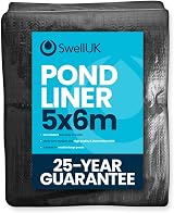 Swell UK 5m x 6m Pond Liner HDPE 25 Year UV Resistant Garden Ponds