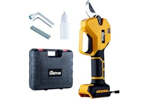 LINGYUE Electric Pruning Shears Compatible with Dewalt 20V Max Battery, Cordless Pruning Shears w/ 26,000RPM Brushless Motor,25mm(0.98 Inch) Cutting Diameter For Gardening Tree Branch (NO Battery)