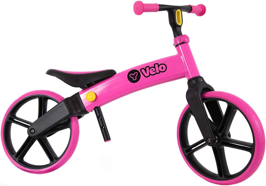 Yvolution Y Velo Toddler Balance Bike | 9", 12" No-Pedal Learning Bike for Kids Age 18 Months to 5 Years: Sports & Outdoors