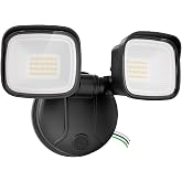 35W Outdoor Flood Lights, Switch Controlled for Patios, Porches, Side Walls | 3500LM LED Security Light, IP65 Waterproof Outdoor Floodlight with 2 Adjustable Heads, 6500K Cool White Wall Mount for Yard