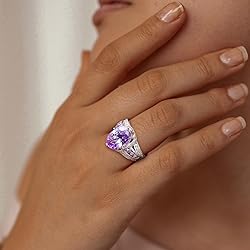 AGRULE Jewelry 12 Carat Gemstone Cocktail Ring for