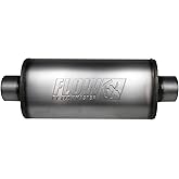 Flowmaster 74151 FlowFX Muffler 3.5" Center Inlet/Outlet - Moderate Sound 409 Stainless Steel
